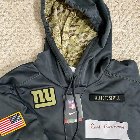 Nike Other - Rare 2XL 100% Nike 2016 New York Giants Salute To Service Hoodie 2x ( fits XL )